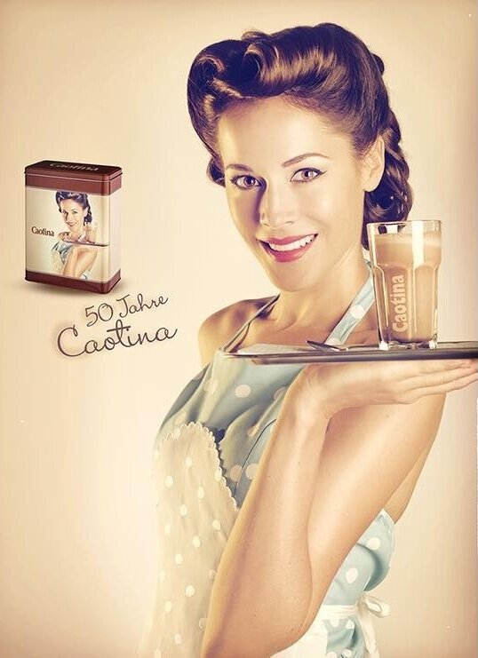 caotina poster vintage lady