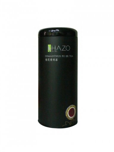 Juodoji arbata HAZO - Osmanthus Pu Er Tea (metal) Juodoji arbata HAZO - Osmanthus Pu Er Tea (metal)