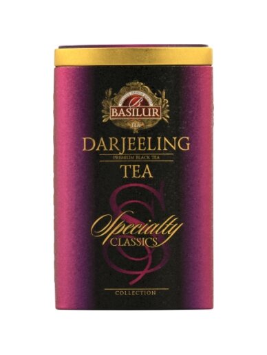 Juodoji arbata Basilur ''SPECIALTY CLASSICS''  DARJEELING  100g.(metal tin) 1