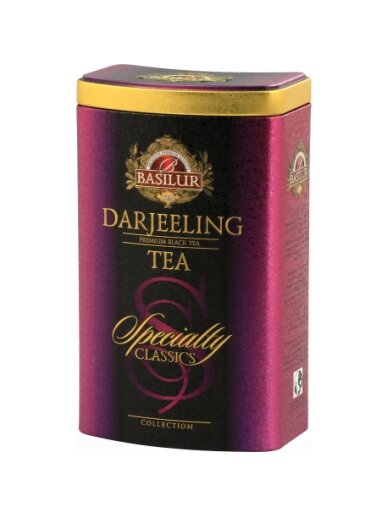 Juodoji arbata Basilur ''SPECIALTY CLASSICS''  DARJEELING  100g.(metal tin)