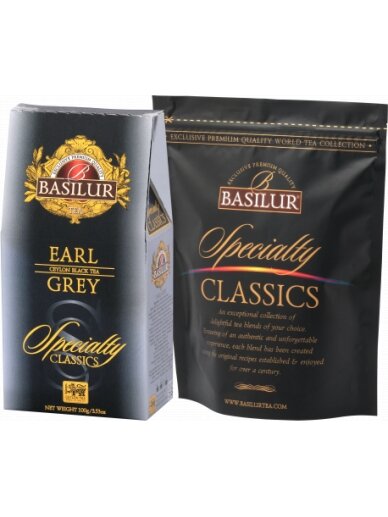 Juodoji arbata Basilur "SPECIALTY CLASSICS" EARL GREY 100g. (karton) 1