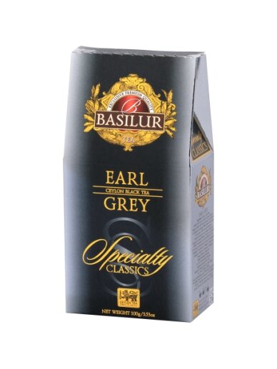 Juodoji arbata Basilur "SPECIALTY CLASSICS" EARL GREY 100g. (karton)