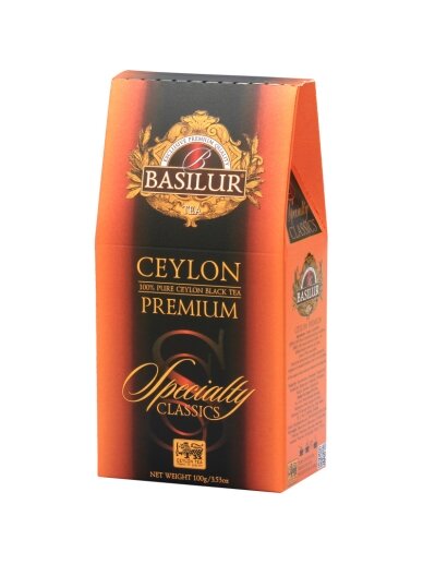 Juodoji arbata  Basilur"SPECIALTY CLASSICS" CEYLON ORANGE PEKOE 100g. (karton)