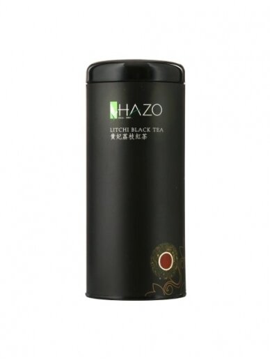 Juodoji arbata HAZO - Litchi Black Tea 100g. (metal)