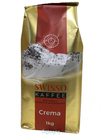 Kavos pupelės Swisso Kaffee Crema 1kg 2