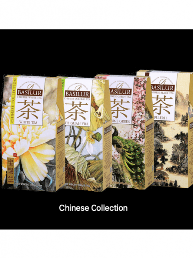 Kinietiškų arbatų rinkinys Basilur Chinese Collection 4 vnt.