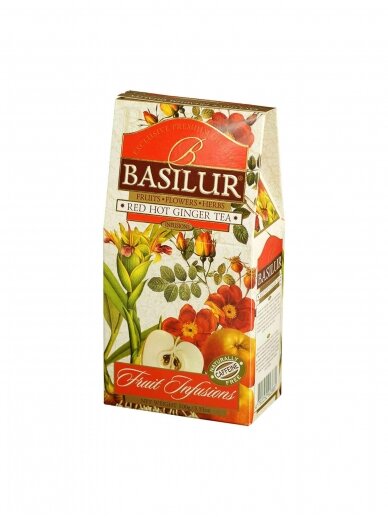 Vaisinė arbata Basilur REDHOT GINGER TEA 100g. (karton) 1