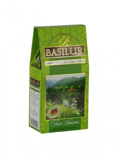 Žalioji biri arbata Basilur“ 4 Seasons’’ "SUMMER TEA"  (carton pac.)